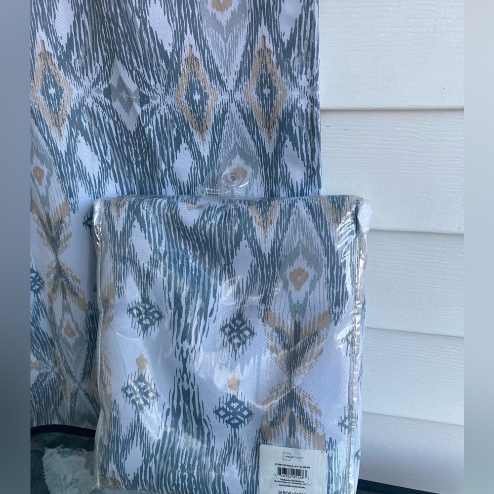 New Boho Chic 56in W-84in H Curtains/Color-Neutral